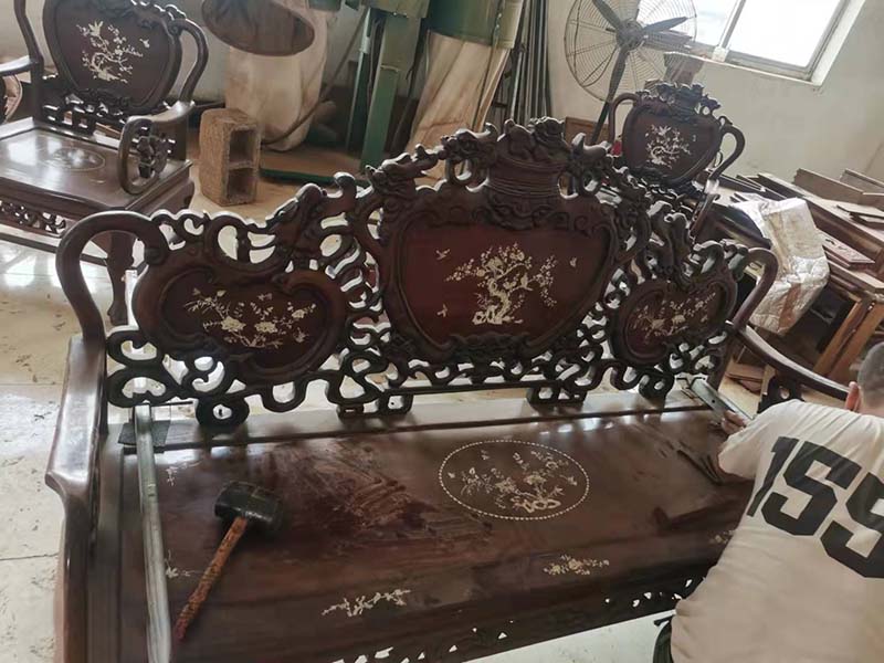 谯城旧红木家具保养